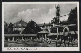 AK Baden-Baden, Städtisches Schwimmbad  - Baden-Baden