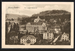 AK Baden-Baden, Dr. F. Dengler`s Sanatorium  - Baden-Baden
