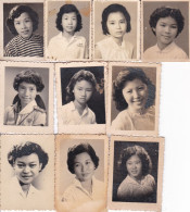 CHINE - 10 Photographies 1950-1960 Portrait De Femmes Chinoises De Saigon Vietnam Photographie Photos Asiatiques China - Asia