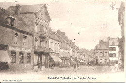 SAINT-POL (62) La Rue Des Carmes En 1907 - Saint Pol Sur Ternoise