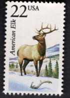 2039304515  1987 SCOTT 2328 (XX)  POSTFRIS  MINT NEVER HINGED -  NORTH AMERICAN WILDLIFE- AMERICAN ELK - FAUNA - Neufs