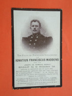 Oorlogsslachtoffer Ignatius Maddens Geboren Te Isegem 1890 Dodelijk Gekwetst Aan De IJzer  1915  (2scans) - Godsdienst & Esoterisme