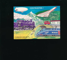 Signée Par Signorbost-Valette Mireille  -15e Salon Carte Postale -GUILHERAND-GRANGES, Train, TGV Concorde 1999 - Sammlerbörsen & Sammlerausstellungen