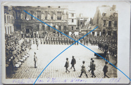 Foto NOYON Visite Roi Italie Italia Vittorio Emanuele III Sept 1917 1914-18 Armée Française - War, Military