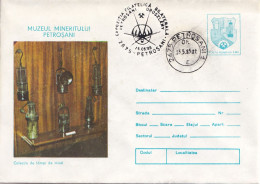 A24819 - Muzeul Mineritului Din Petrosani Cover Stationery Romania 1985 - Postwaardestukken