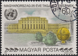 1980 Ungarn ⵙ Mi:HU 3462A, Sn:HU 2670, Yt:HU 2746, Sg:HU 3351, Palace Of Nations, Geneva - Oblitérés