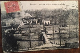 Cpa 24, Thiviers, Usine De M Gaillard Papèterie Du Castillon, éd Leroux, Cliché Bonnetau, écrite En 1906 - Thiviers