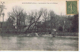 CHER - St-FLORENT - Les Bords Du Cher Et Le Château - Maquaire - N° 26 - Saint-Florent-sur-Cher