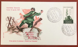 ITALY - FDC - 1959 - Assembly Of The World Ex-servicemen Association - FDC