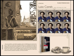 ESPAGNE SPANIEN SPAIN ESPAÑA 2024 LITERATURE: LUISA CARNÉS PREMIUN PANE MNH ED 5753 - Unused Stamps