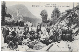 CPA  65 LOURDES PELERINAGE 1923 10-14 SEPTEMBRE ** DIOCESE DE ROUEN  (PELERINS DE CANOUVILLE) ** - Lourdes