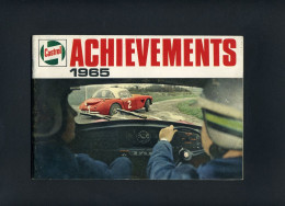 AUTO-MOTO - CATALOGUE CASTROL ACHIEVEMENTS 1965 - Auto