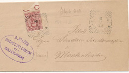 1899 COLLECORVINO TERAMO  TONDO RIQUADRATO - Poststempel