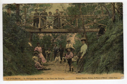 CPA Colorisée Et Tramée Ile D' Oléron 17 Charente Maritime Saint Trojan Les Bains Le Pont Des Soupirs éditeur Moureu - Ile D'Oléron