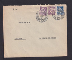 Brief Mit Bahnpoststempel "Ambulanci Avenida - Gare" Nach Der Schweiz - Covers & Documents