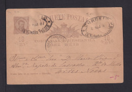 1887 - 10 R. Ganzsache Ab DE TORRES UEDRAS  - Briefe U. Dokumente