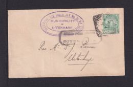 1902 - 1/2 P. Auf Ortsbrief UTTENHAGE Mit Zensur - Cape Of Good Hope (1853-1904)