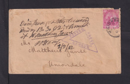 1902 - 1 P. Auf Ortsbrief UNIONDALE - Zensur - Kaap De Goede Hoop (1853-1904)