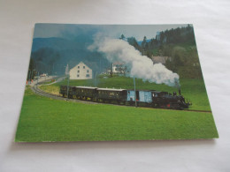 THEME TRAIN A VAPEUR   DVZO DAMPFZUG OB NEUTHAL  N° 2341 BAUJAHR 1913 SUISSE SWITZERLAND  TRAIN EN CAMPAGNE - Stations With Trains