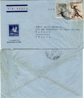 ARGENTINA 1948  AIRMAIL  LETTER SENT FROM BUENOS AIRES TO TORINO - Covers & Documents