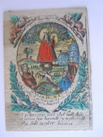 Devotieprentje Image Pieuse Montaigu Scherpenheuvel Maria Montis Gravure Ingekleurd  (559) - Images Religieuses