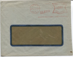 Böhmen Und Mähren Absenderfreistempel Slavia Versicherungsbank Prag 16.9.42 - Covers & Documents