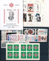 BD-448: MONACO:  Timbres De 2005**  N°2479/2501-2503/2507-2514/2527 +carnet 14 - Unused Stamps