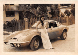 3949 " FOTO - AUTO OPEL COUPE GT ANNO 1970  TARGA VD1423 Z SVIZZERA " (9.00 X 12.50) - Cars