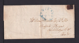 1851 - Brief Aus Philadelphia Mit Lokalpostmarke (Säure-Entwertung) - Storia Postale