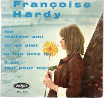 Disque De Françoise Hardy - Ton Meilleur Ami - Vocue ELP. 8048 - France 1962 - - Rock