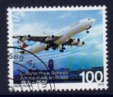 Suisse // Schweiz // 2010 // 100 Ans D'aviation En Suisse, Aviation Civil Moderne No.1339 Oblitéré - Used Stamps