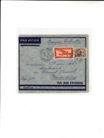 Indochina / Airmail / Pondichery / India / Calcutta - Other & Unclassified