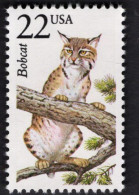 2039307632  1987 SCOTT 2332 (XX)  POSTFRIS  MINT NEVER HINGED -  NORTH AMERICAN WILDLIFE - BOBCAT - FAUNA - Unused Stamps