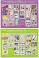 Programme Philatélique 2010 Premier Et Second Trimestre Poids 15g - Postdokumente