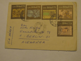 BRAZIL  AIRMAIL  COVER TO GERMANY 1973 - Sonstige & Ohne Zuordnung