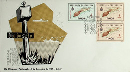 1957 Timor Português Dia Do Selo / Portuguese Timor Stamp Day - Stamp's Day