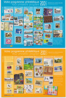 Programme Philatélique 2009 Premier Et Second Trimestre Poids 15g - Documents Of Postal Services