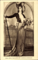 Artiste Lithographie Garry, C., Miss Vera Peeters Von Der Opera-Comique - Autres & Non Classés