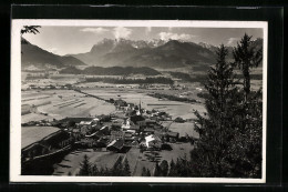 AK Kössen In Tirol, Ort Und Umgebung Aus Der Vogelschau  - Autres & Non Classés