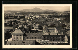 AK Klagenfurt, Ortsansicht Vom Stadtpfarrturm Mit Ulrichsberg  - Autres & Non Classés