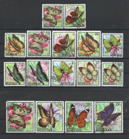 Burundi 1968 Butterflies Y.T. 270/285 (0) - Oblitérés
