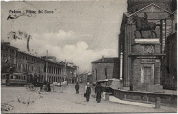 1914-Padova Piazza Del Santo Viaggiata - Padova (Padua)