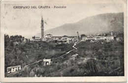 1922-Treviso Cresoano Del Grappa (Panorama),viaggiata - Treviso