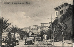 1921-Genova Circonvallazione A Mare, Viaggiata Francobollo Asportato - Genova (Genoa)