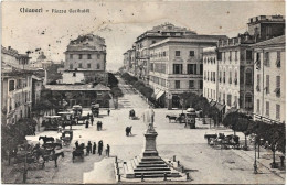 1918-Genova Chiavari Piazza Garibaldi, Viaggiata Francobollo Asportato - Genova (Genua)