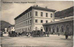 1911-Imperia Ventimiglia Piazza E Stazione Ferroviaria - Imperia