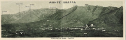 1930circa-Treviso Possagno Del Grappa Panorama Cartolina Doppia - Treviso