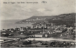1931-Sanremo Arma Di Taggia Panorama Generale, Viaggiata - San Remo