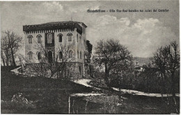 1920circa-Treviso Montebelluna Villa Van Axel Loredan Sui Ruderi Del Casteller - Treviso