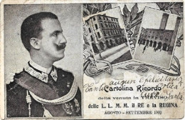 1903-Treviso Cartolina Ricordo Della Venuta In TREVISO Delle L.L.M.M. Il RE E La - Treviso